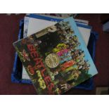 The Beatles 'White Album', with lyric sheet, Sgt Pepper (both later pressings) together with 'The