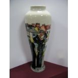 A Moorcroft Pottery Vase, decorated with the Salvation Army Band design by Kerry Goodwin, limited