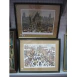 Two George Cunningham Limited Edition Colour Prints, "The Moor", 268/500, 32 x 43cms, and "Rag and