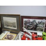 R.A. Beattie Limited Edition Colour Print, 71 of 250. 253 (North Irish) Field Ambulance Royal Navy