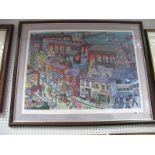 Joe Scarborough Signed Limited Edition Print "Stocksbridge at Work and Leisure", 308/850, signed