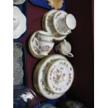 Coalport Bone China "Persian Flower" Part Tea Service, (38 pieces).