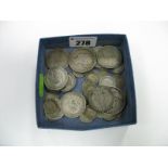 Pre-1920 Silver Coins, circa 170g. From circulation.