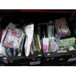 Lady's and Gent's Handkerchiefs, Yardley soaps, Mommy soaps, Bronley talcum powder:- Two Boxes