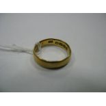 A 22ct Gold Plain Wedding Band.