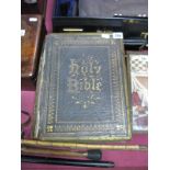 The Self Interpreting Family Bible, by the late Rev. John Brown, with numerous colour plates, gilt