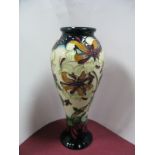 A Moorcroft Pottery Vase, decorated with the Honeysuckle Heaven design by Rachel Bishop, shape 75/8,