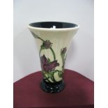 A Moorcroft Pottery Vase, decorated with the Pulsatilla design by Vicky Lovatt, shape 87/6,