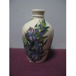 A Moorcroft Pottery Miniature Baluster Shaped Vase, decorated with the Rosemary design by Vicky