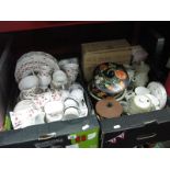 Assorted China Teaware, including Paragon "Country Lane", Winalex ware, glassware, stoneware,