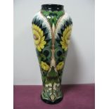 A Moorcroft Pottery Vase, decorated with the 'Trial' Dent de Lion design by Rachel Bishop, shape