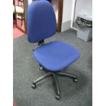 Office Chair, with adjustable seat and back.