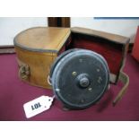 Fishing - Hardy Bros "The St. George" Reel, size 3 3/8", with leather carry case, stamped "Hardy