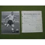 Football - Blackpool - Share Certificate for Twenty-Five Shares, dated 1932. Signed by secretary and