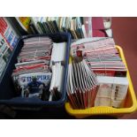 Sheffield United Football Programmes 2012-16. Mainly homes. Approximately 200:- Two Boxes