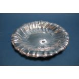 A Hallmarked Silver Dish, Paul Storr, London 1831, of shallow shaped circular form, indistinctly