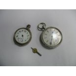 A. G. Mascall Middlesbrough; A Hallmarked Silver Cased Openface Pocketwatch, the signed dial with