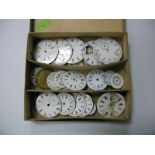 A Collection of Assorted Pocket/Fob and Wristwatch Dials:- One Box