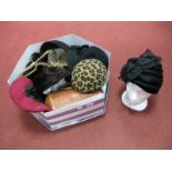 A Collection of Lady's Vintage Hats, Gloves and Other Accessories.