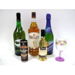 Spirits - Croft Original Sherry, 1000ml; Bell's Scotch Whiskey, 1 litre; Babycham Special Edition,