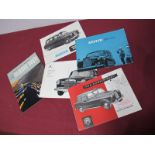 Four 1960's to 1970's Taxi Car Brochures, Mercedes 190, Austin X3; plus a Mercedes Special Taxi