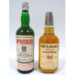 Whisky - MacArthur's Select Scotch Whisky, 75.7cl; Whyte & Mackay Special Scotch Whisky, 75cl. (2)