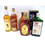 Whisky - Highland Baron Blended Scotch Whisky, 70cl; Johnnie Walker Red Label Old Scotch Whisky,