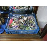 A Mixed Lot of Assorted Costume Jewellery, including beads, bangles, etc:- One Box