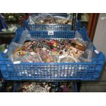 A Mixed Lot of Assorted Costume Jewellery, including beads, bangles, etc:- One Box