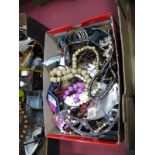 A Quantity of Costume Jewellery, predominantly necklaces, bracelets.