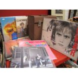 Vinyl 12" Singles and Lp's- mostly circa late 70's'/early 80's, including Simple Minds, Julian Cope,