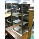 Early XX Century Mahogany Table Top, display cabinet, with two internal shelves.