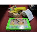 A Quantity of Modern Meccano, loose and in two trays (blue and yellow), instruction booklets,