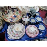 Copeland Late Spode Toby Jug, four Doulton Willow pattern posies, Amherst fruit bowl, etc:- One