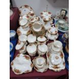 Royal Albert "Old Country Roses" 1st Quality Table Ware, of approximately seventy-six pieces.