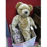 A Pedigree Gold Plush Teddy Bear, having brown felt hand and feet. GWR jigsaw puzzle.