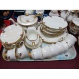 Paragon China 1920's Tea Service, of thirty eight pieces, F1070 4 numbers under base. One tray