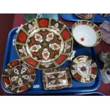 "Abbeydale Chrysanthemum" Twin Handled Bowl, plate, four dishes, sugar bowl and pin tray, all in the