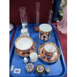 Royal Crown Derby Imari Pattern Cup and Saucer, Royal Crown Derby Imari pattern bowl and saucer,