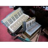 A "Paulo Antonio" and a "Carsini" Piano Accordion (both with damages). (2)