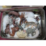 A Quantity of Mid XX Century Lead Animals. All zoo based by various makers.