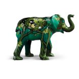 Forest Spirit, Artist: Faunagraphic, Sponsor: Signs Express. With her elephant, Faunagraphic (