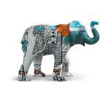 The City Elephant, Artist: Jo Peel, Sponsor: Northfield Construction. Jo Peel's sculpture, The