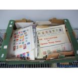 A Large Accumulation of All World Stamps Late XIX to Early XX Century, on album leaves, stock