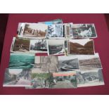 Sixty Seven Early to Late XX Century Picture Postcards, all having a Derbyshire interest. Good