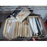 A Large Quantity of Mostly GB Stamps, Covers and Postcards, Edward VII and George VI pre-printed