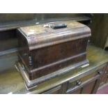 Late XIX Century Jones Sewing Machine, in a walnut case.