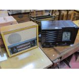 A Westminster Radio, Model P.W.R 2/1, in brown bakelite casing. Ekco model U. 243/1.