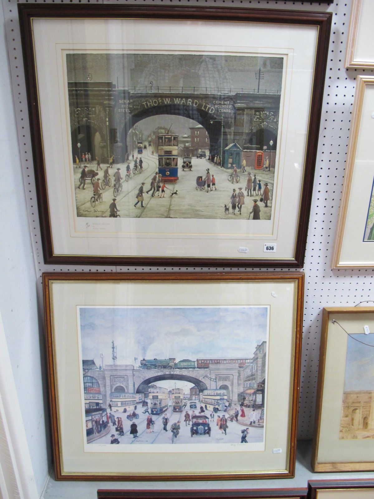 After Arthur Delaney- "Wicker Arches" Artist Proof Colour Print, with Hibbert Brothers watermark,