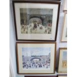After Arthur Delaney- "Wicker Arches" Artist Proof Colour Print, with Hibbert Brothers watermark,